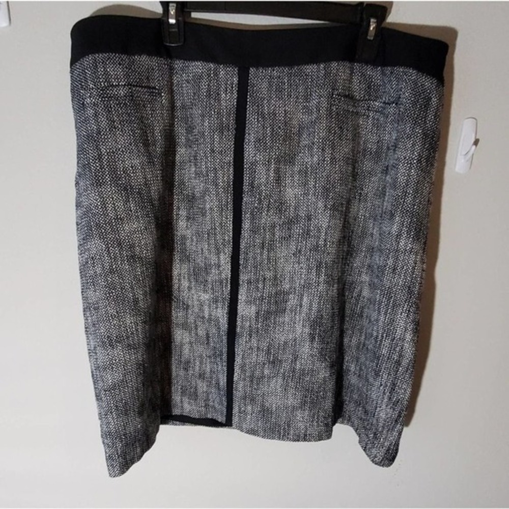 Talbots‎ Tweed black white pencil skirt plus size 20W